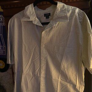 J. Crew XL Short Sleeve Button Down Breast Pocket